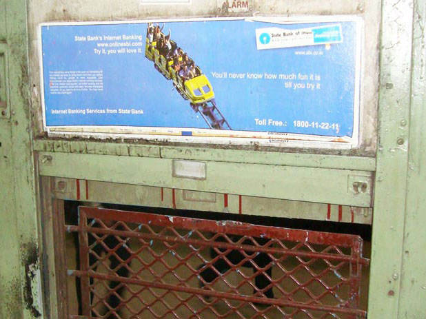 Railway Window Top Advertising